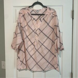 Croft & Barrow Light Pink Blouse